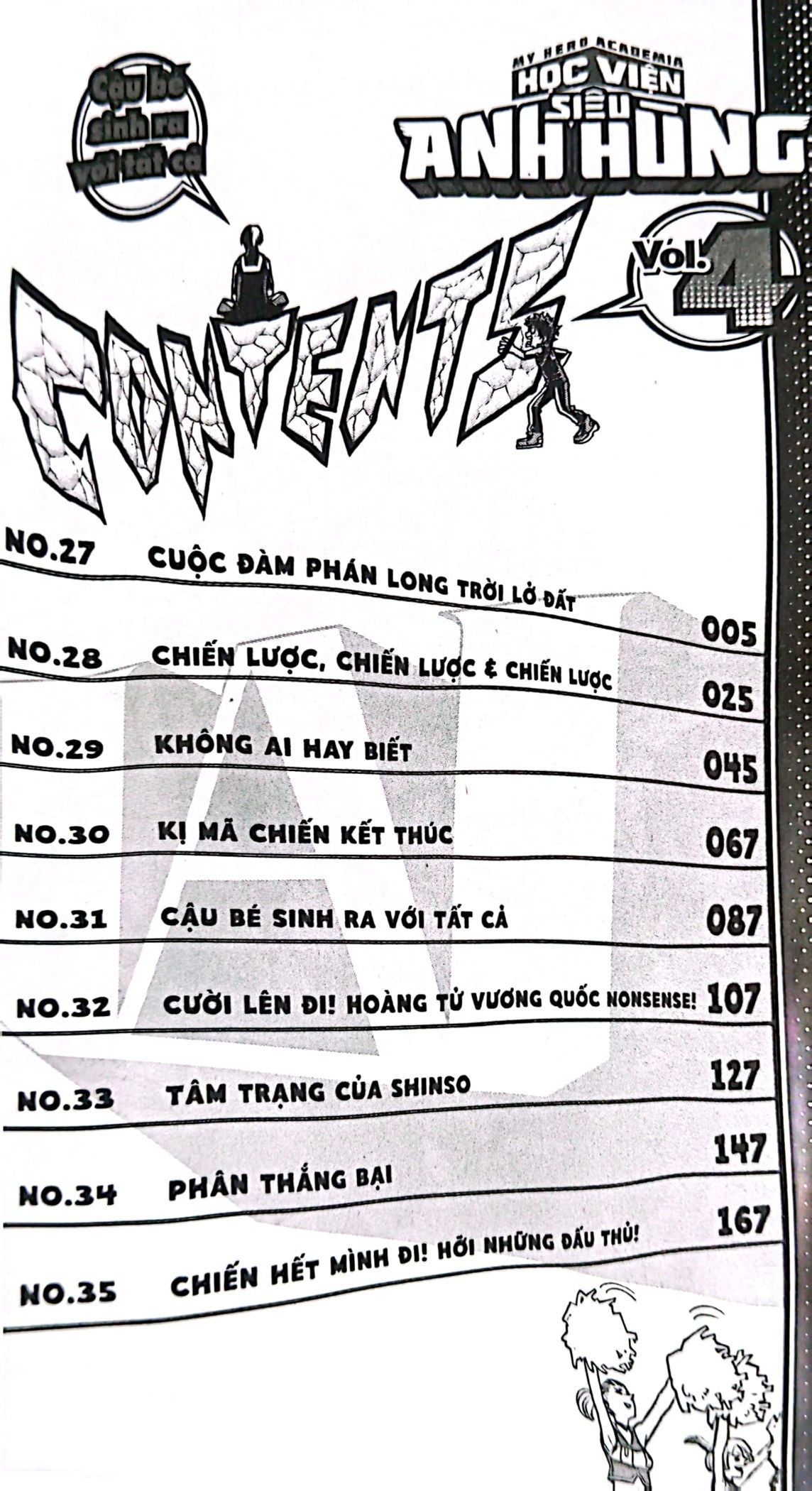 bộ my hero academia - học viện siêu anh hùng - tập 4 - cậu bé sinh ra với tất cả (tái bản 2022)