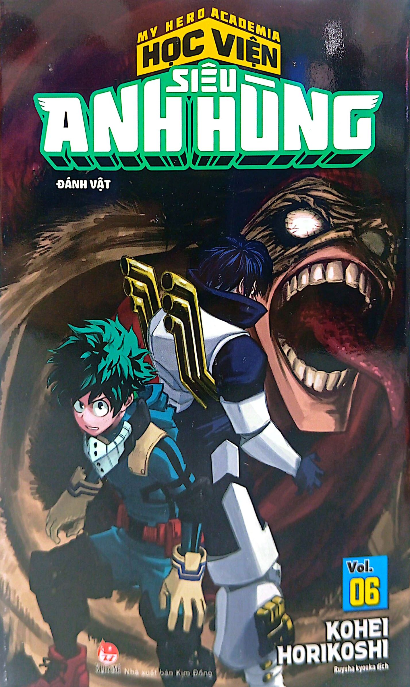 bộ my hero academia - học viện siêu anh hùng - tập 6 - đánh vật (tái bản 2022)