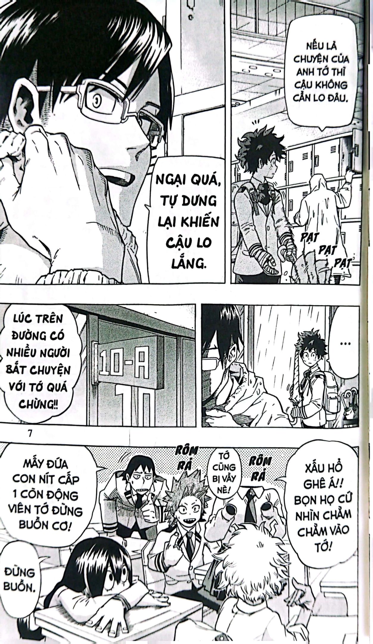 bộ my hero academia - học viện siêu anh hùng - tập 6 - đánh vật (tái bản 2022)