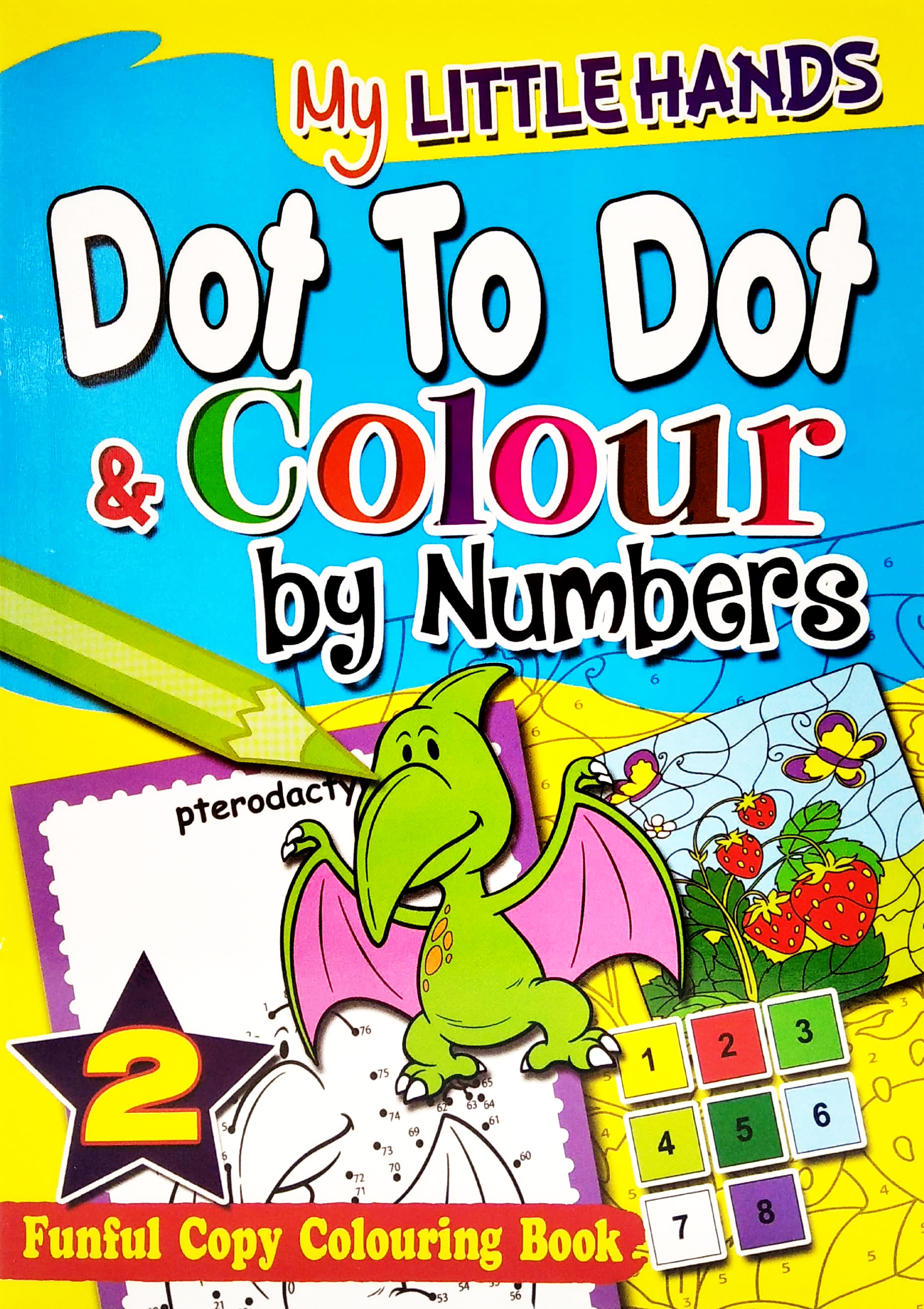 bộ my little hands: dot to dot & colour by numbers book 2