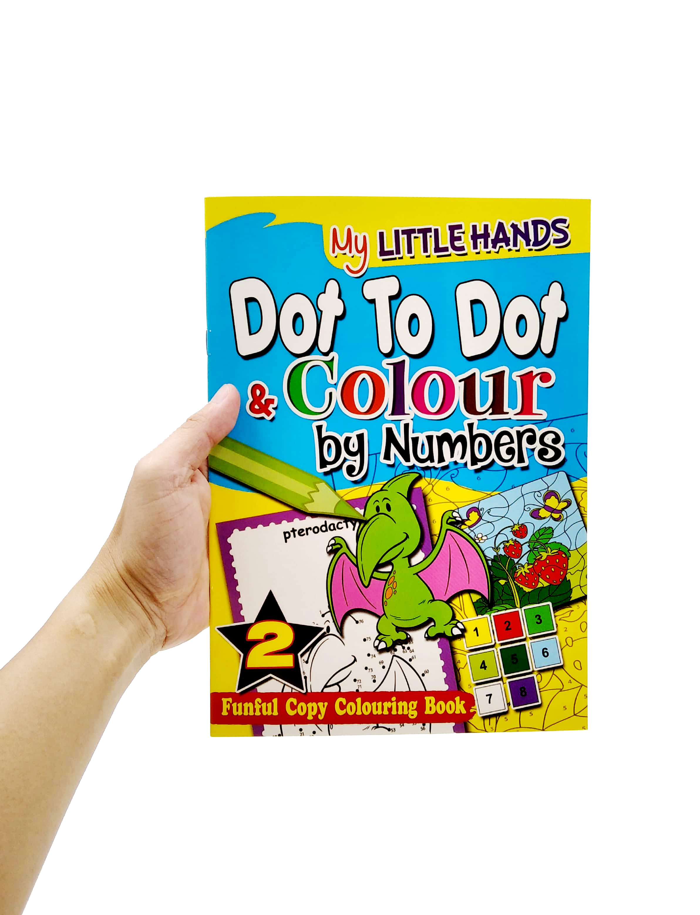 bộ my little hands: dot to dot & colour by numbers book 2