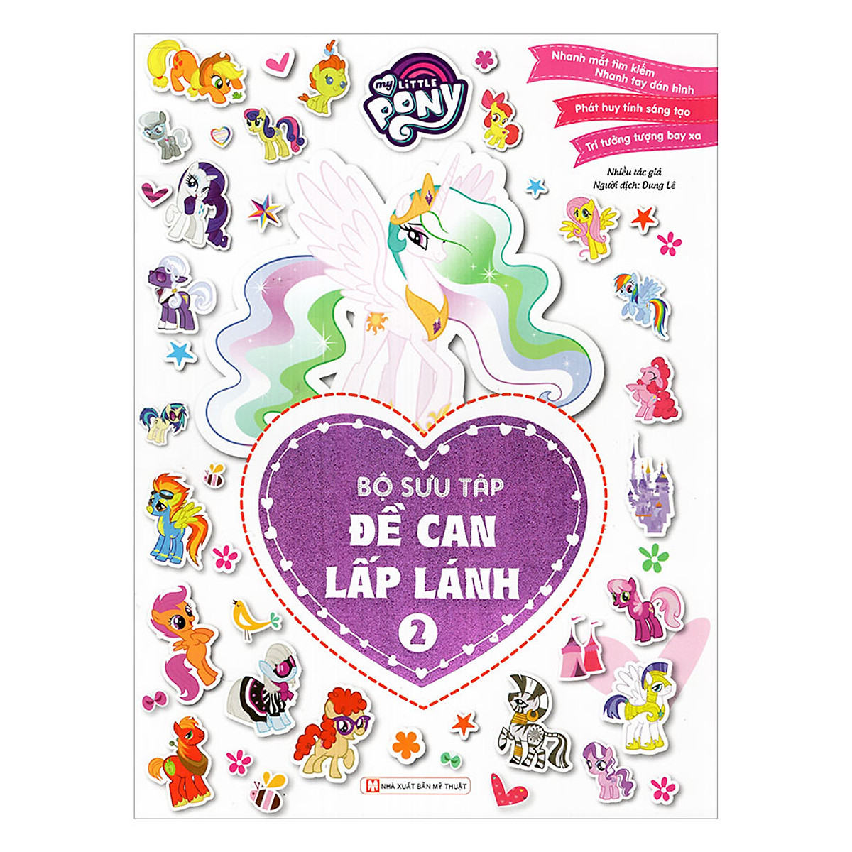 bộ my little pony - bộ sưu tập đề can lấp lánh 2