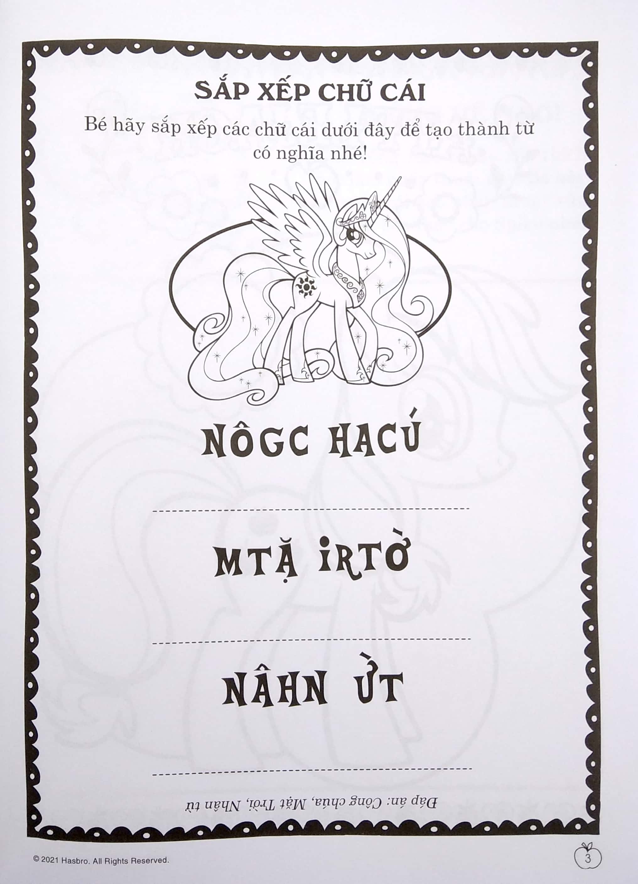 bộ my little pony - jumbo tô màu và các trò chơi 2