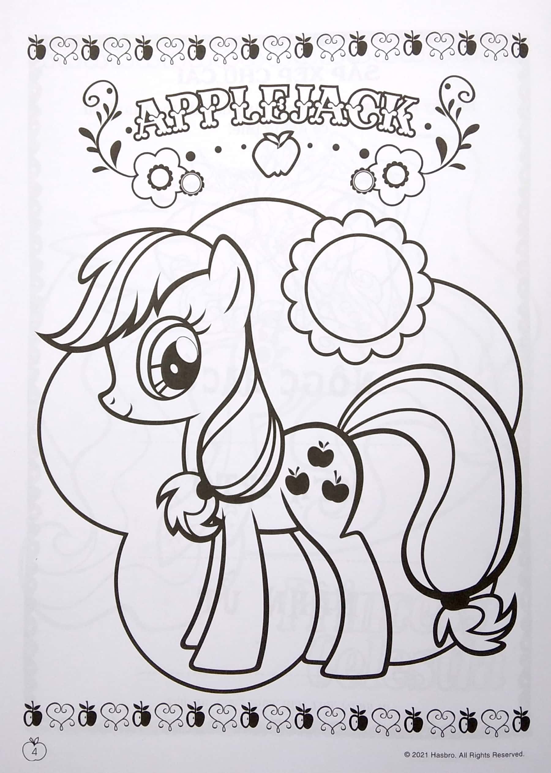 bộ my little pony - jumbo tô màu và các trò chơi 2