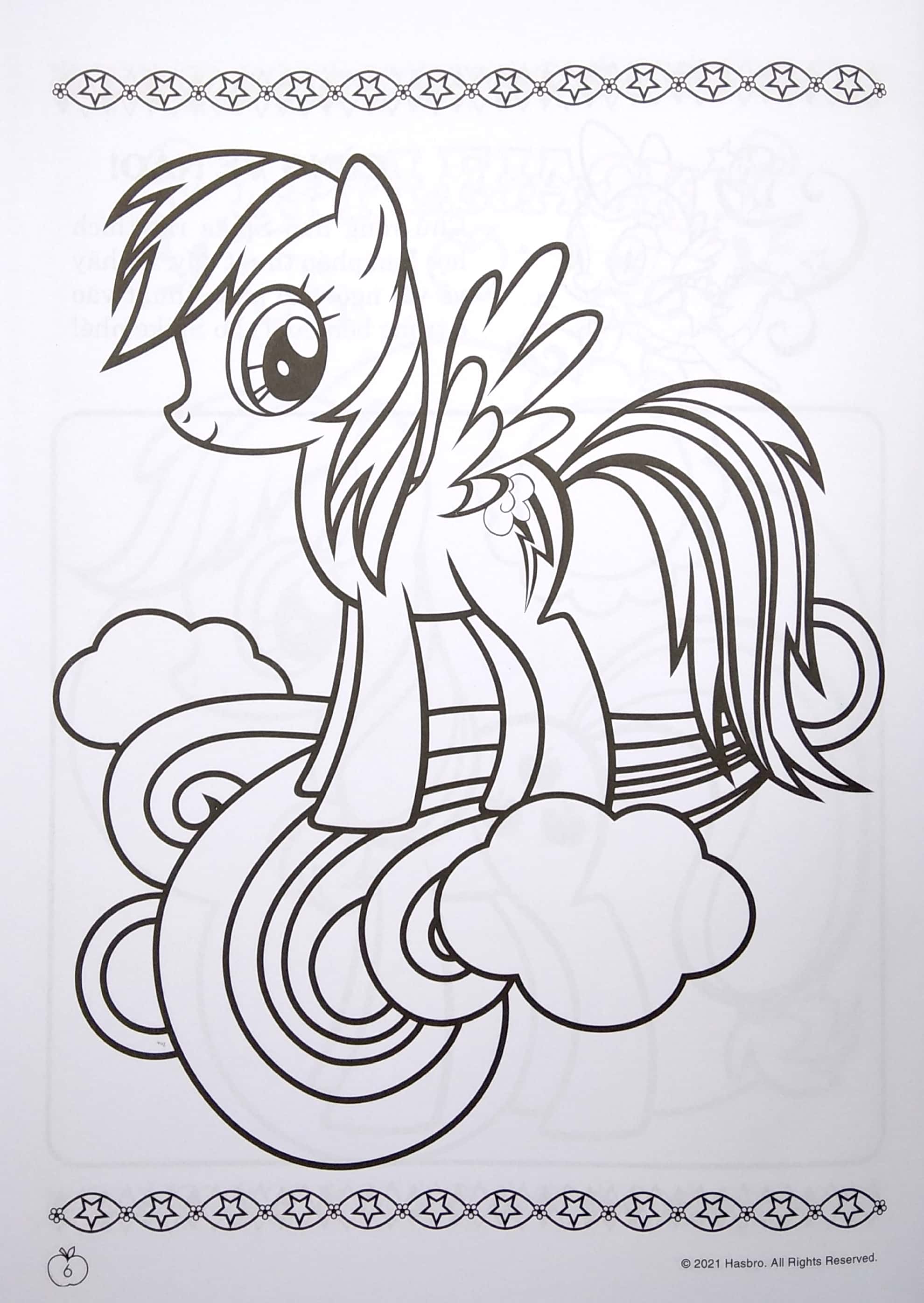 bộ my little pony - jumbo tô màu và các trò chơi 2