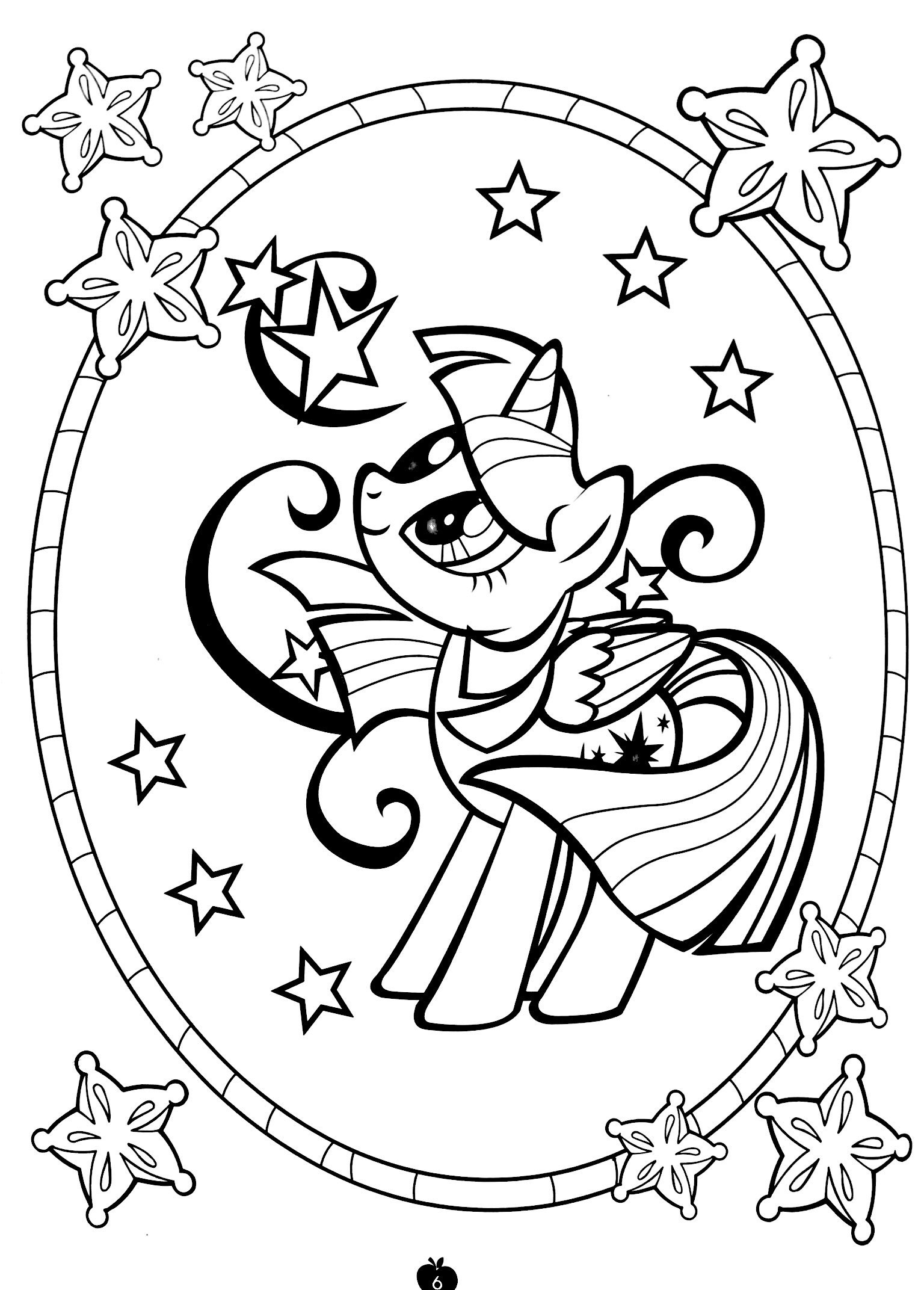 bộ my little pony - jumbo tô màu và các trò chơi 3