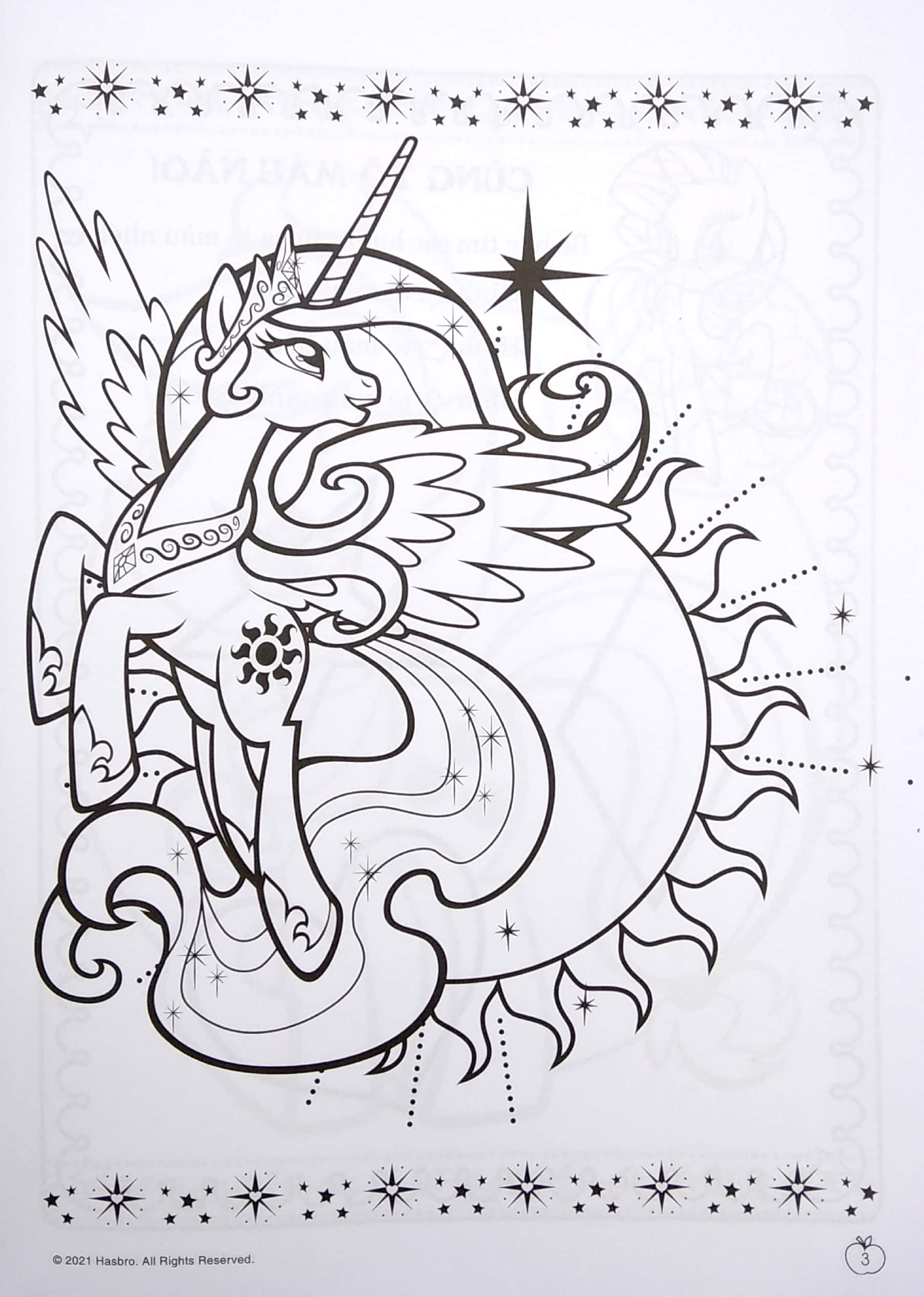 bộ my little pony - jumbo tô màu và các trò chơi 4