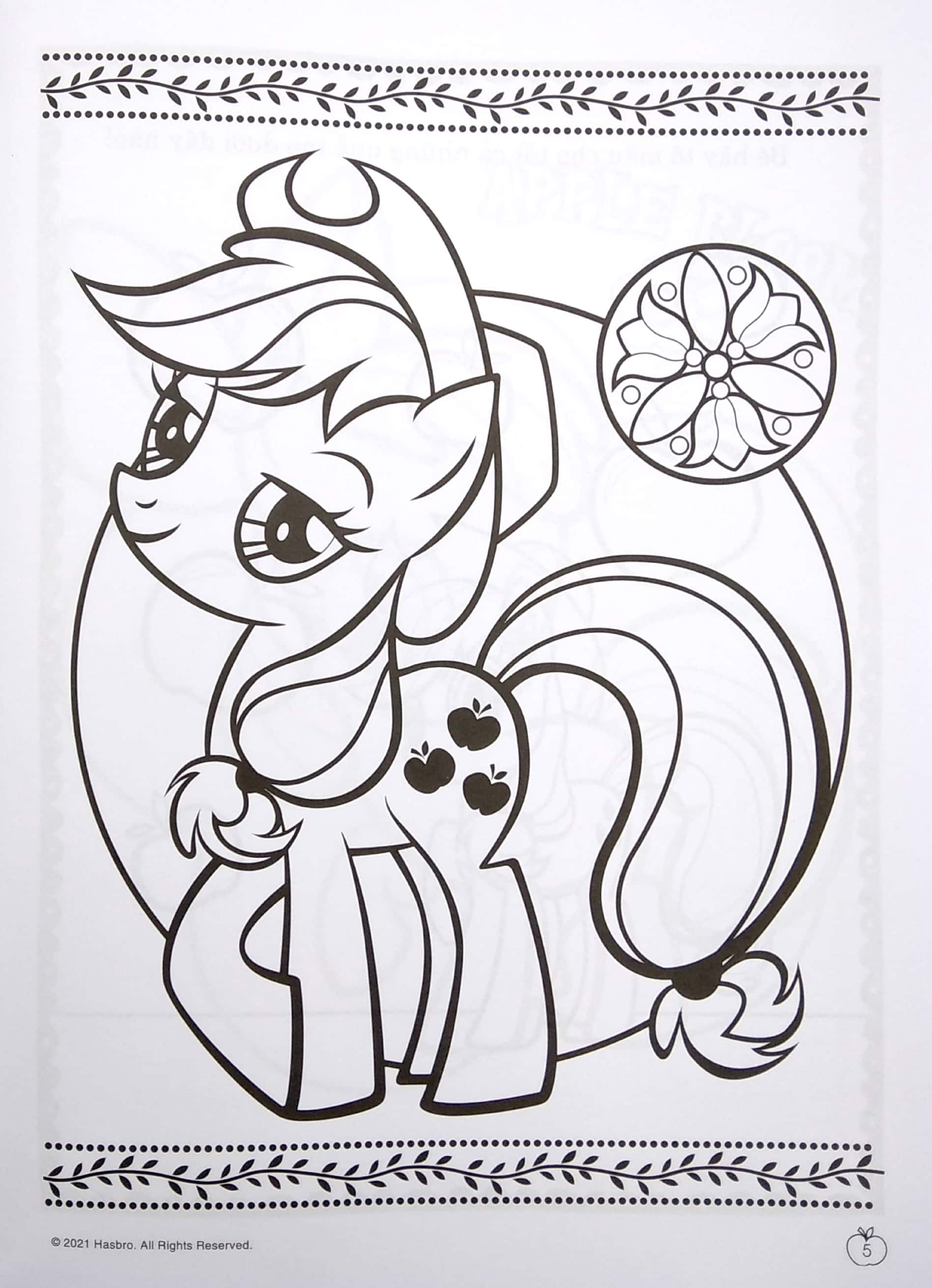 bộ my little pony - jumbo tô màu và các trò chơi 4