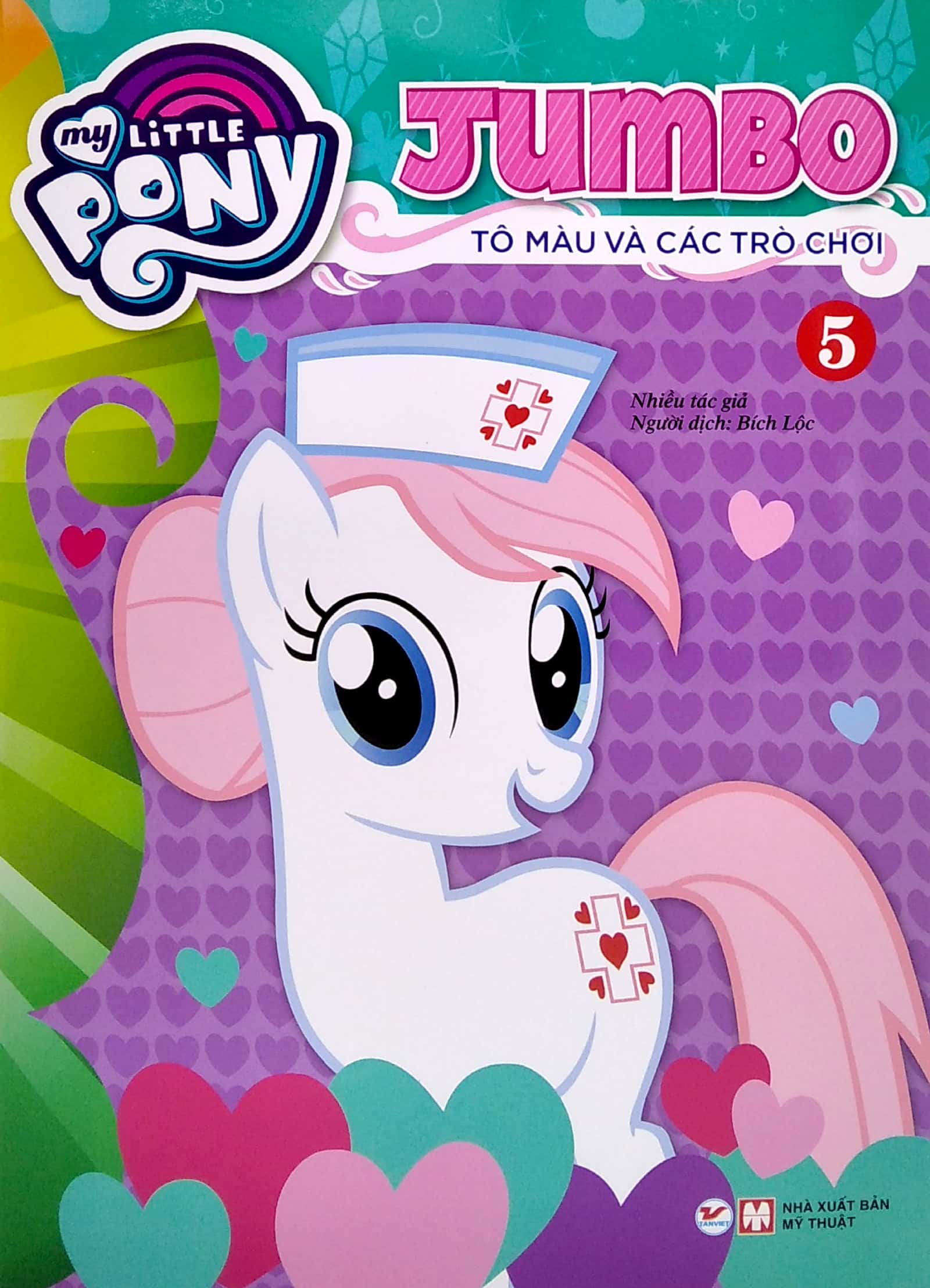 bộ my little pony - jumbo tô màu và các trò chơi 5