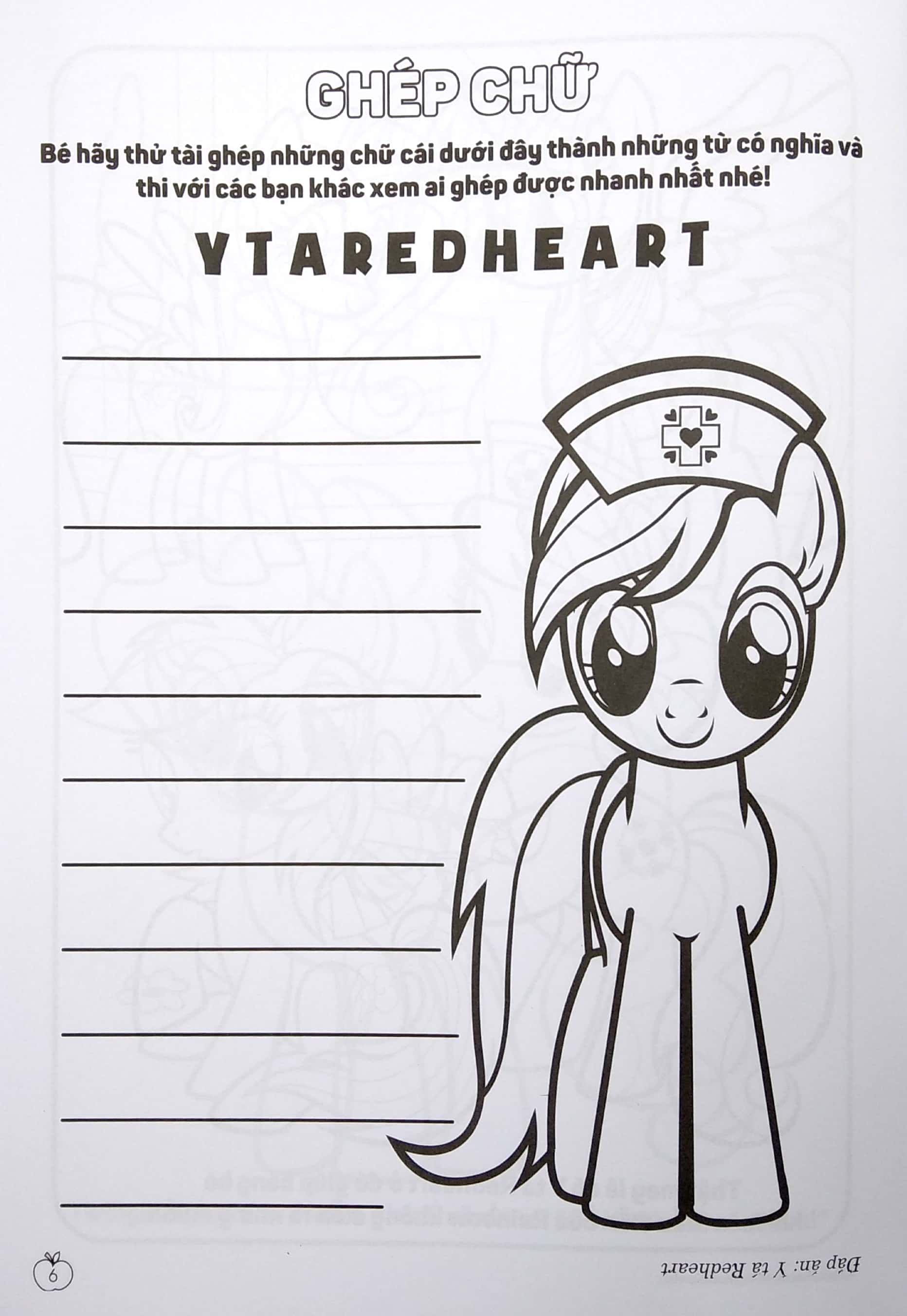 bộ my little pony - jumbo tô màu và các trò chơi 5