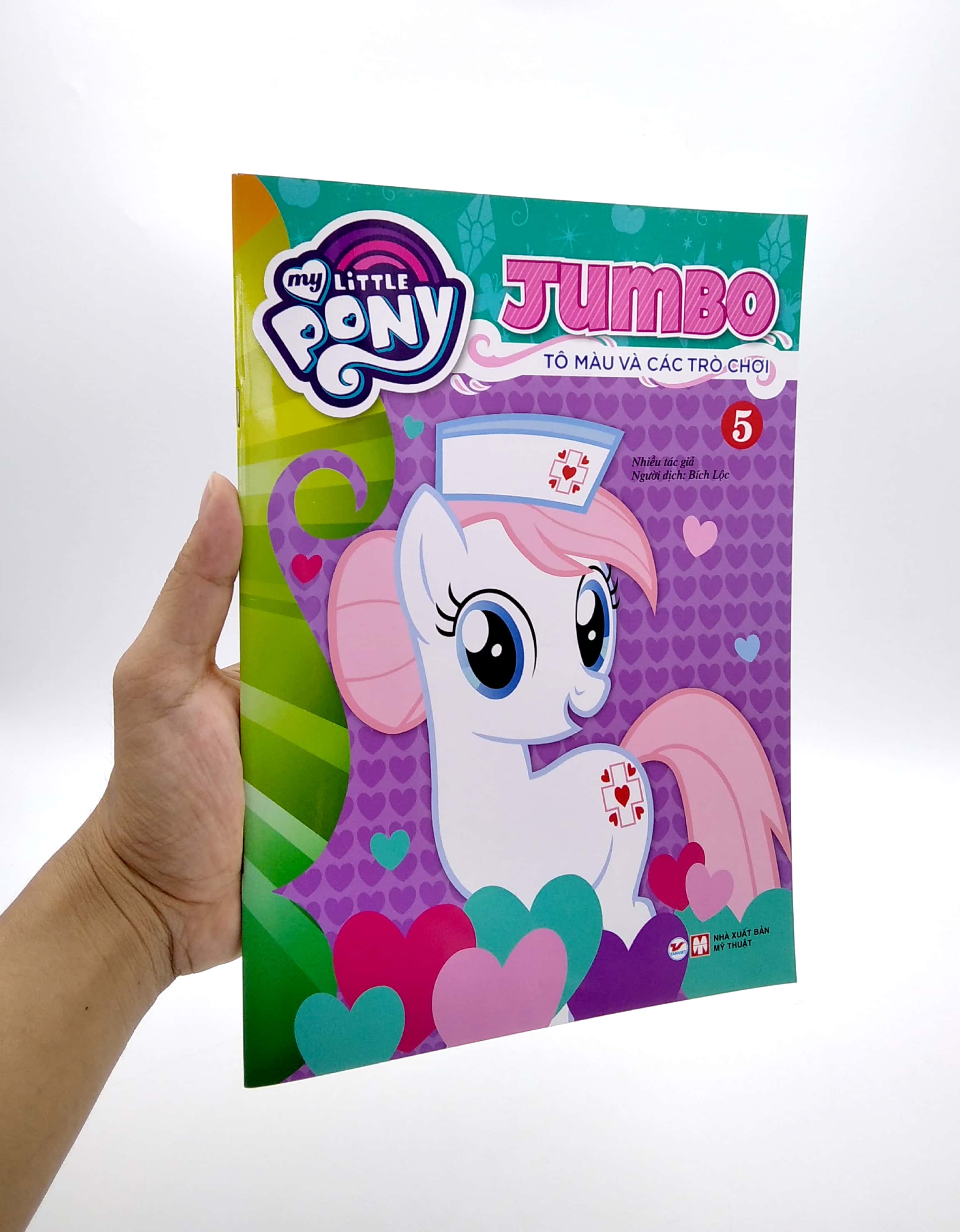 bộ my little pony - jumbo tô màu và các trò chơi 5