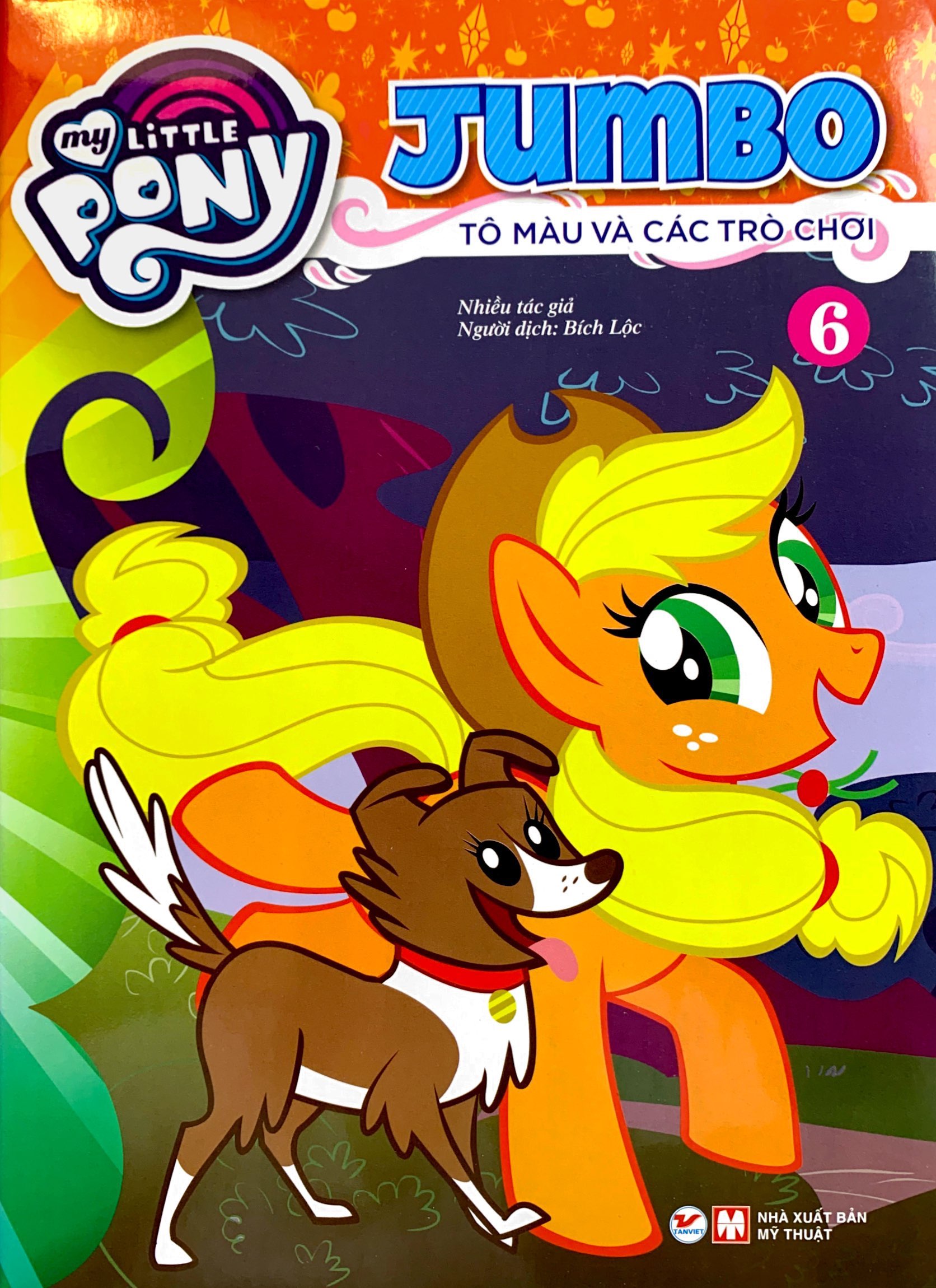 bộ my little pony - jumbo tô màu và các trò chơi 6
