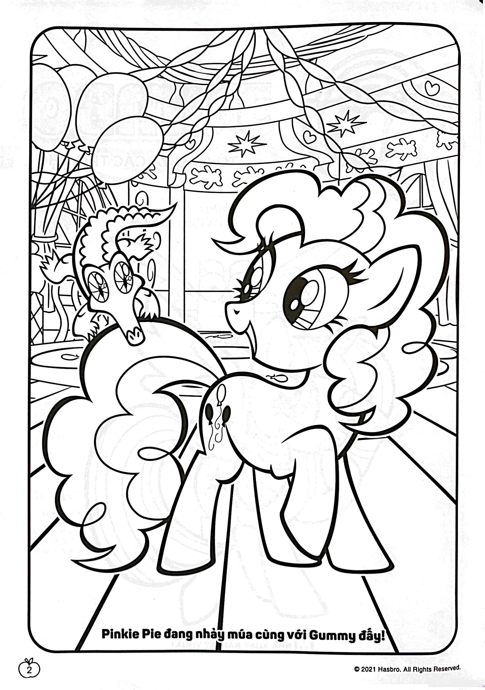 bộ my little pony - jumbo tô màu và các trò chơi 6