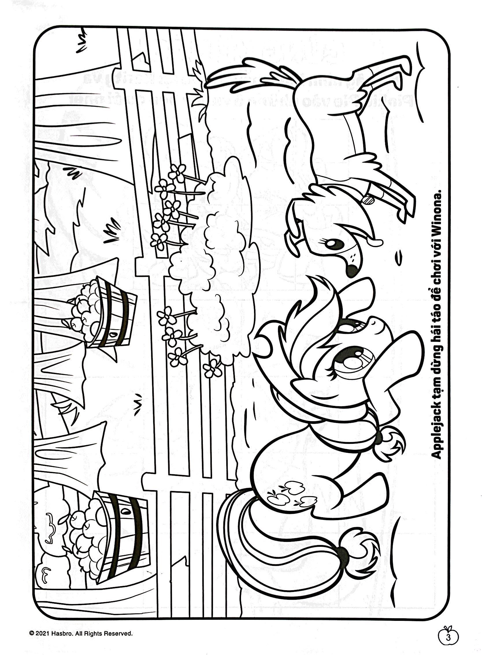 bộ my little pony - jumbo tô màu và các trò chơi 6