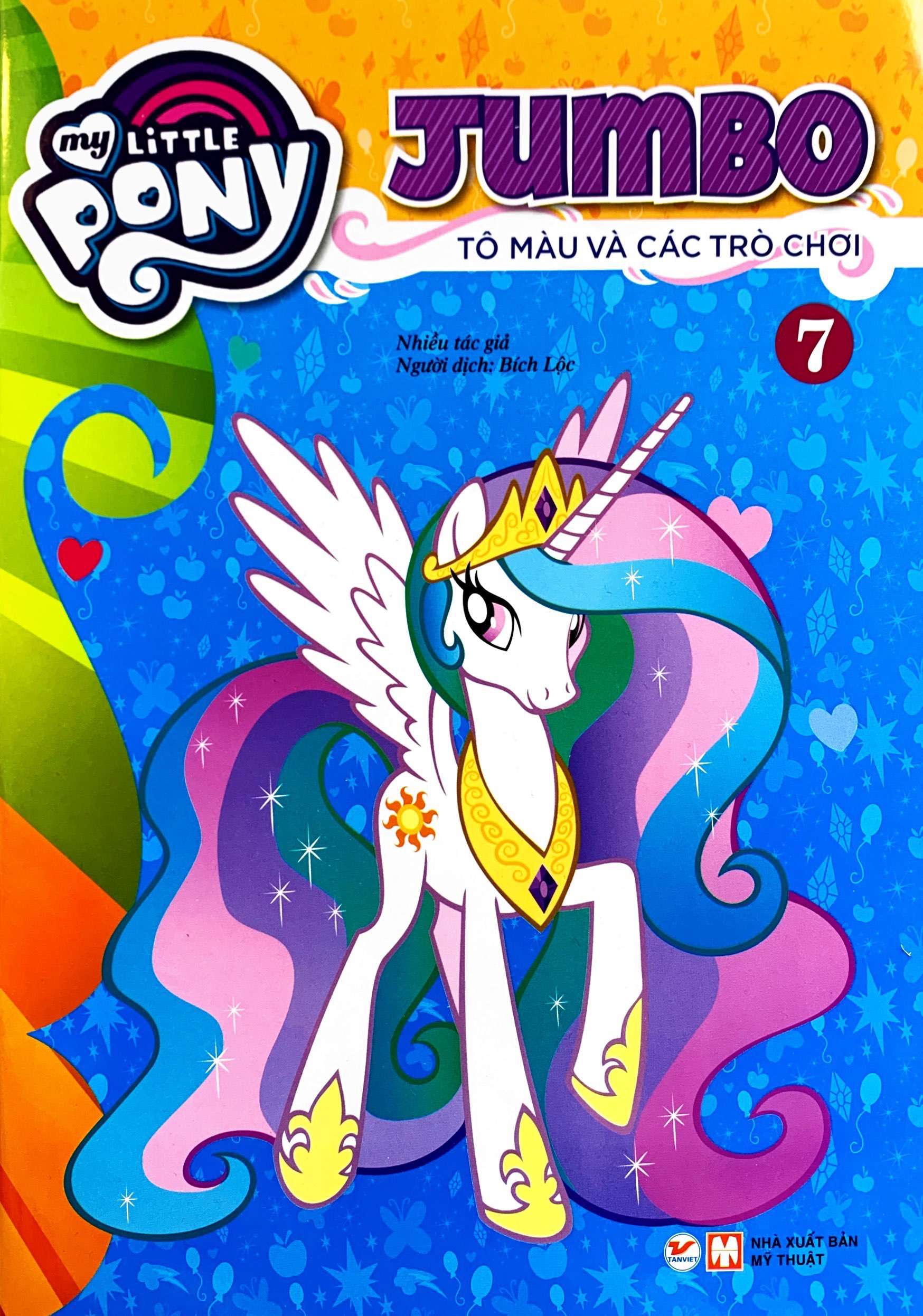 bộ my little pony - jumbo tô màu và các trò chơi 7