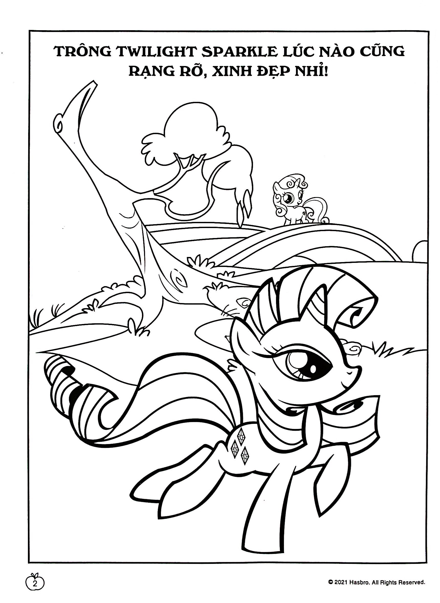 bộ my little pony - jumbo tô màu và các trò chơi 7