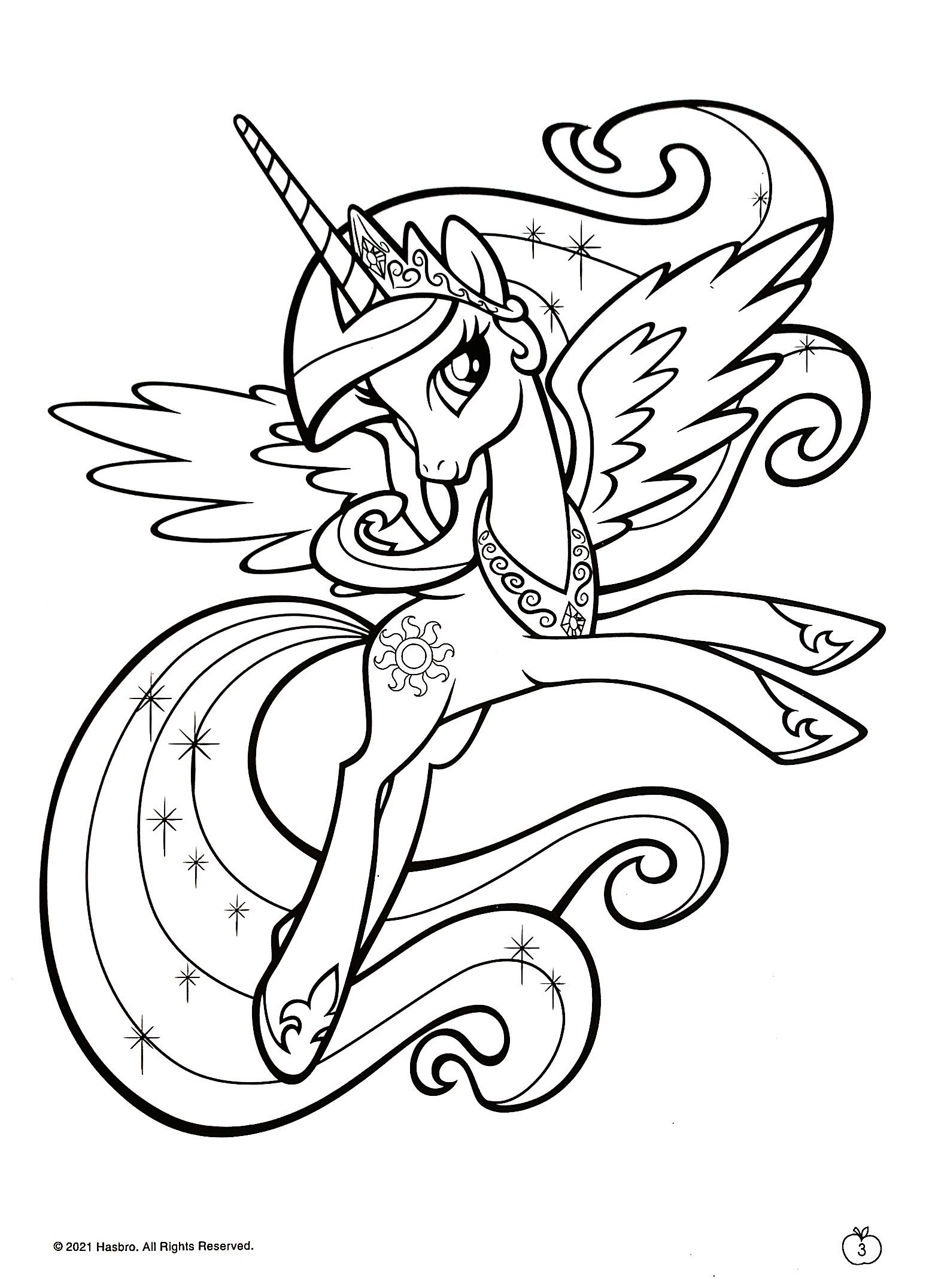 bộ my little pony - jumbo tô màu và các trò chơi 7