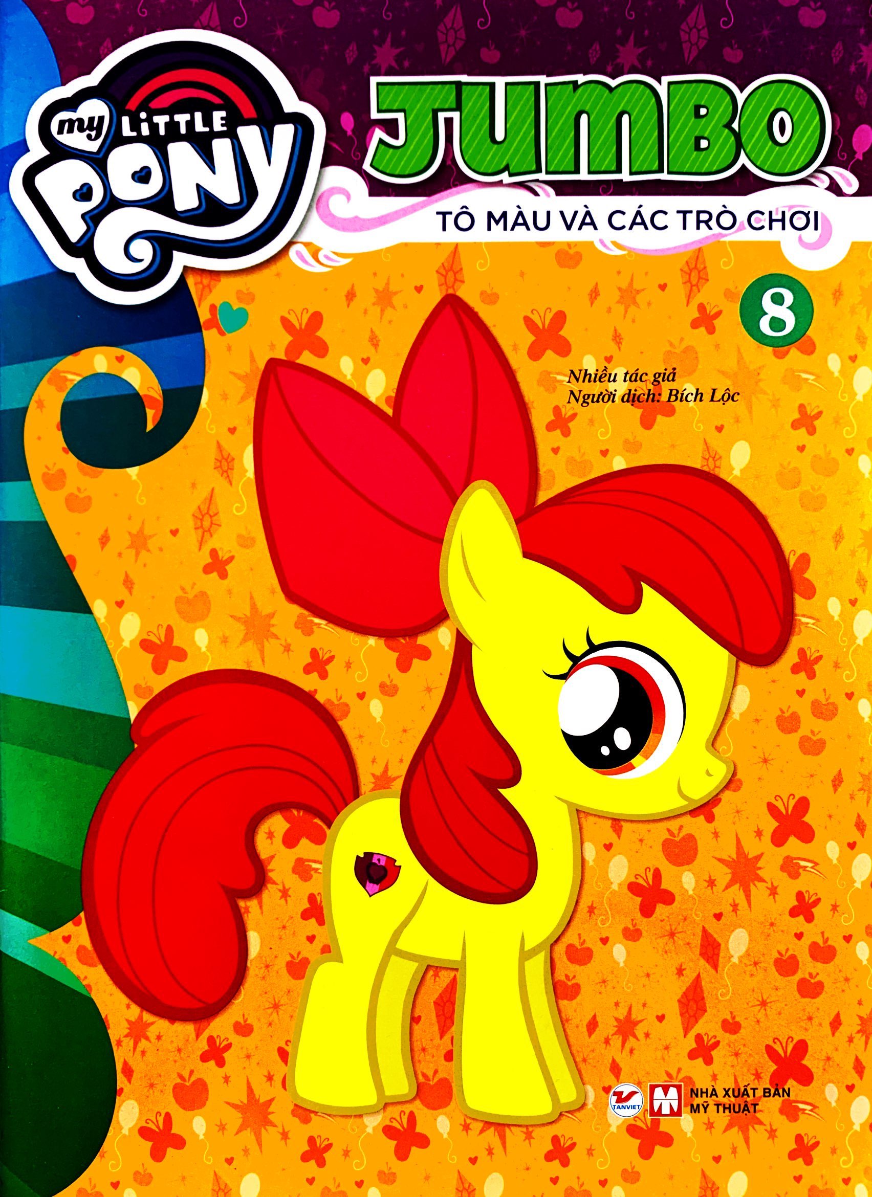 bộ my little pony - jumbo tô màu và các trò chơi 8