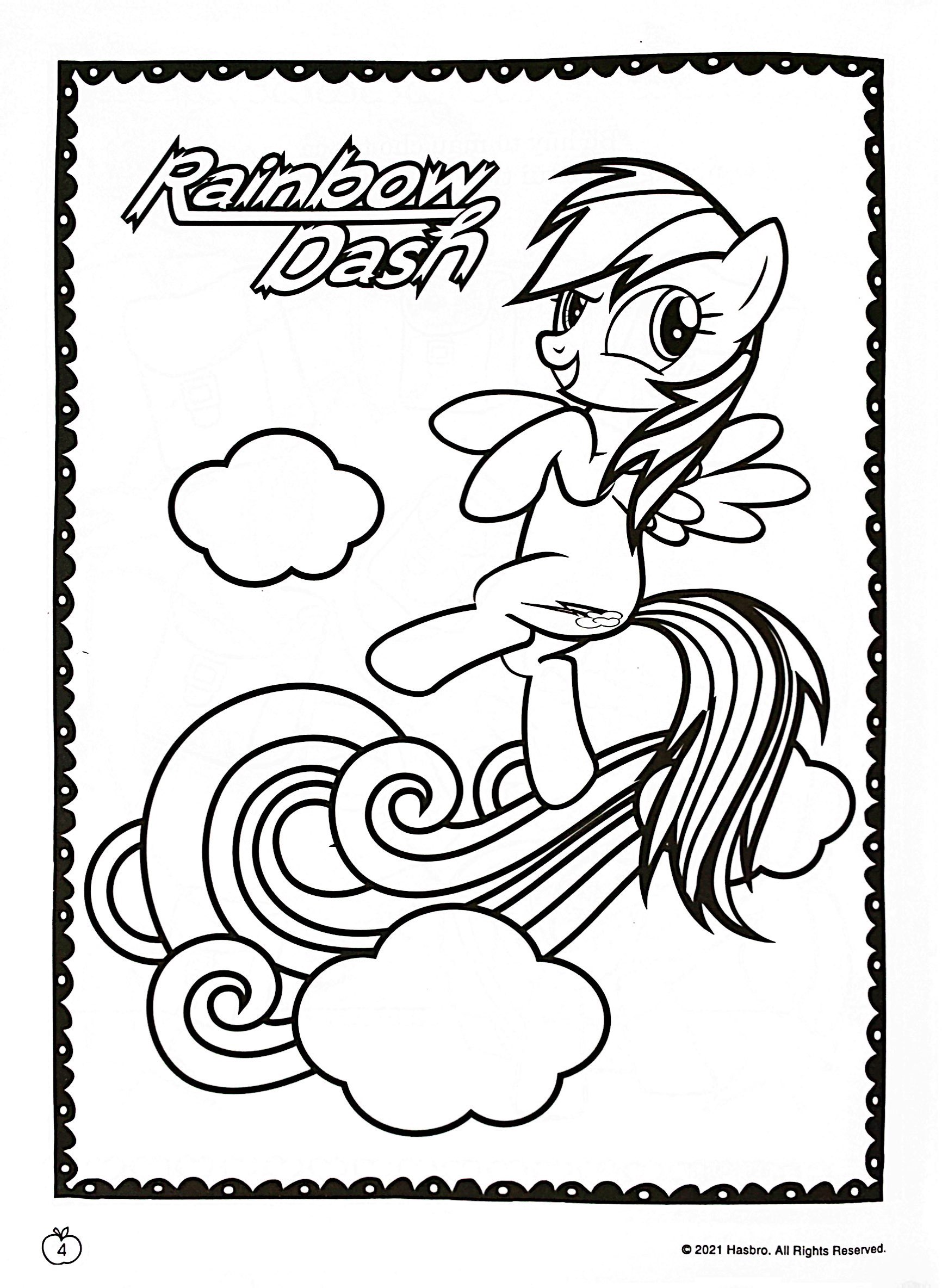 bộ my little pony - jumbo tô màu và các trò chơi 8