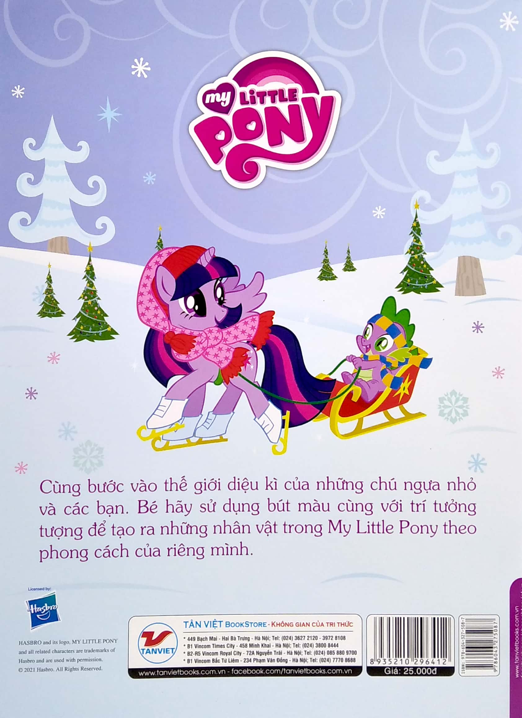 bộ my little pony - jumbo - tô màu và các trò chơi - tập 1