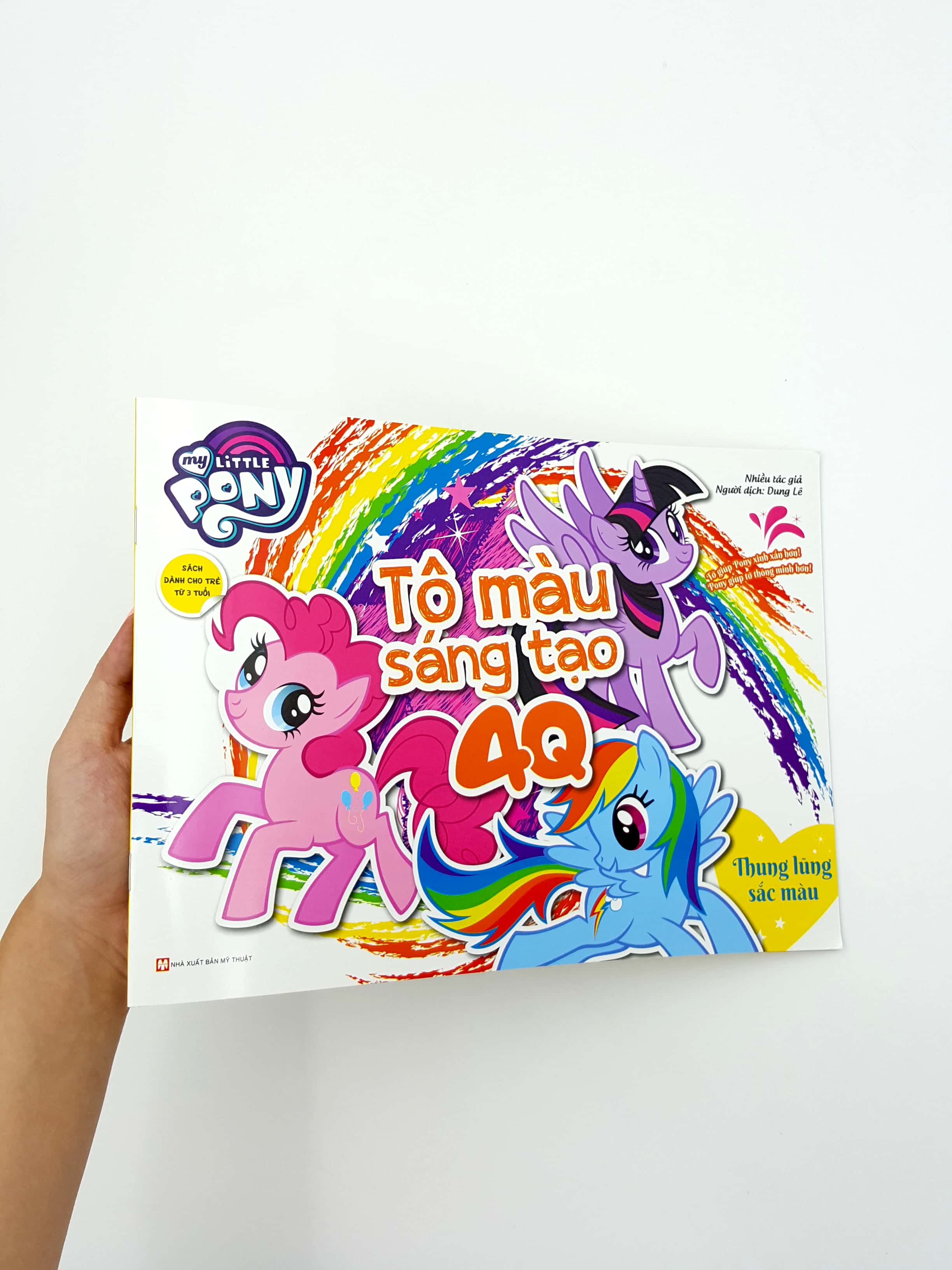 bộ my little pony - tập tô màu sáng tạo 4q - thung lũng sắc màu