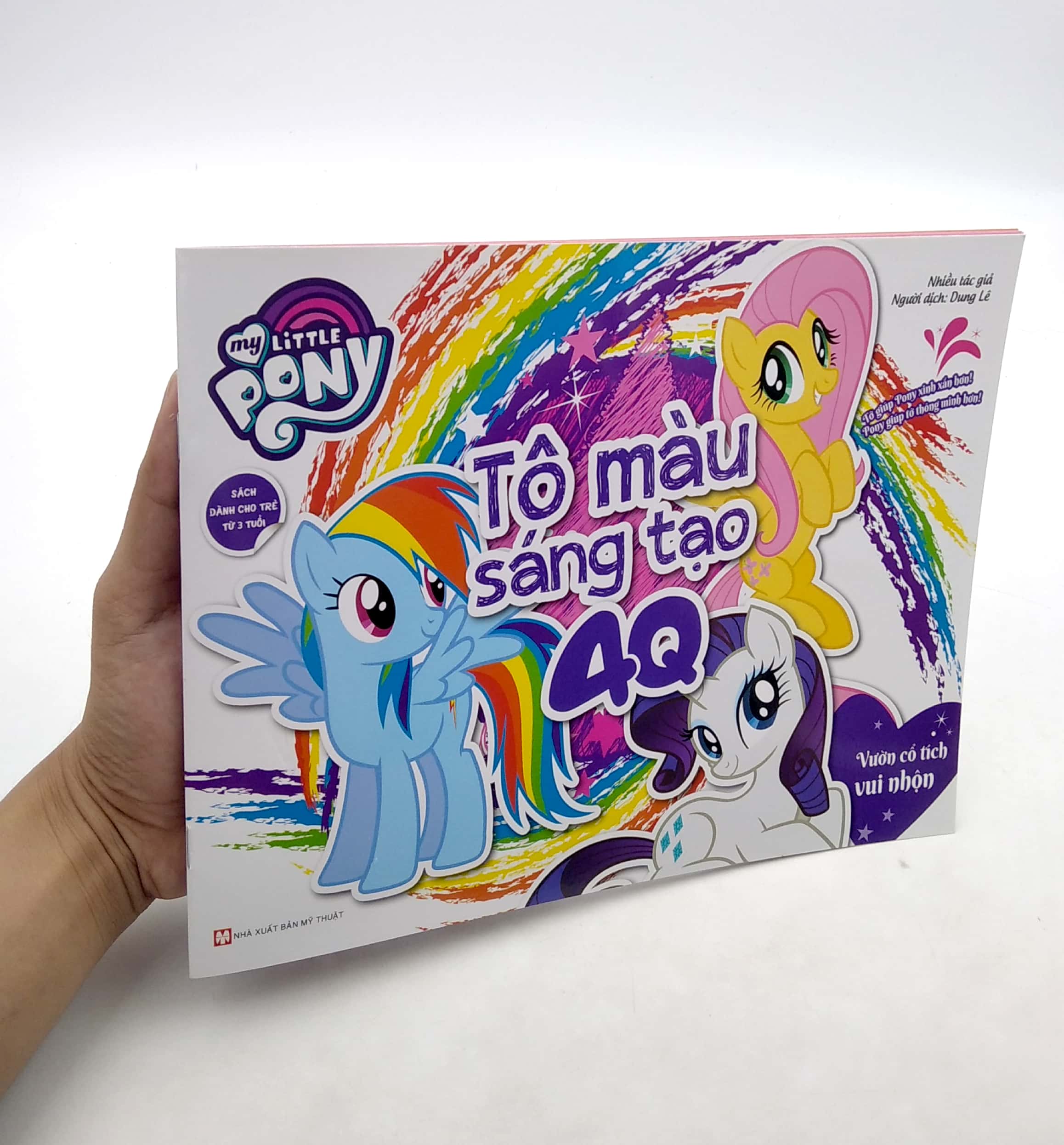 bộ my little pony - tập tô màu sáng tạo 4q - vườn cổ tích vui nhộn