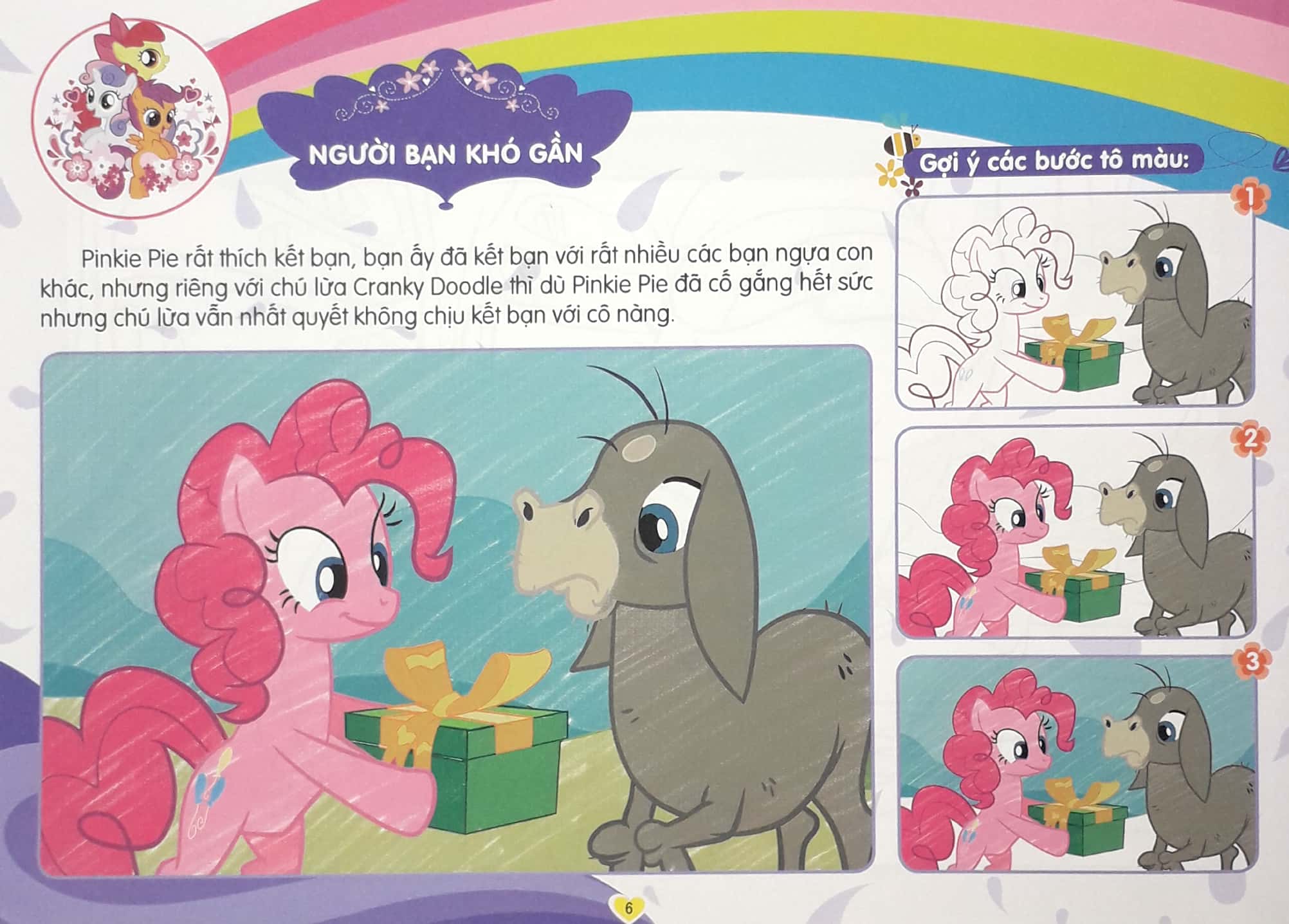 bộ my little pony - tô màu sáng tạo 4q: tình bạn trong sáng