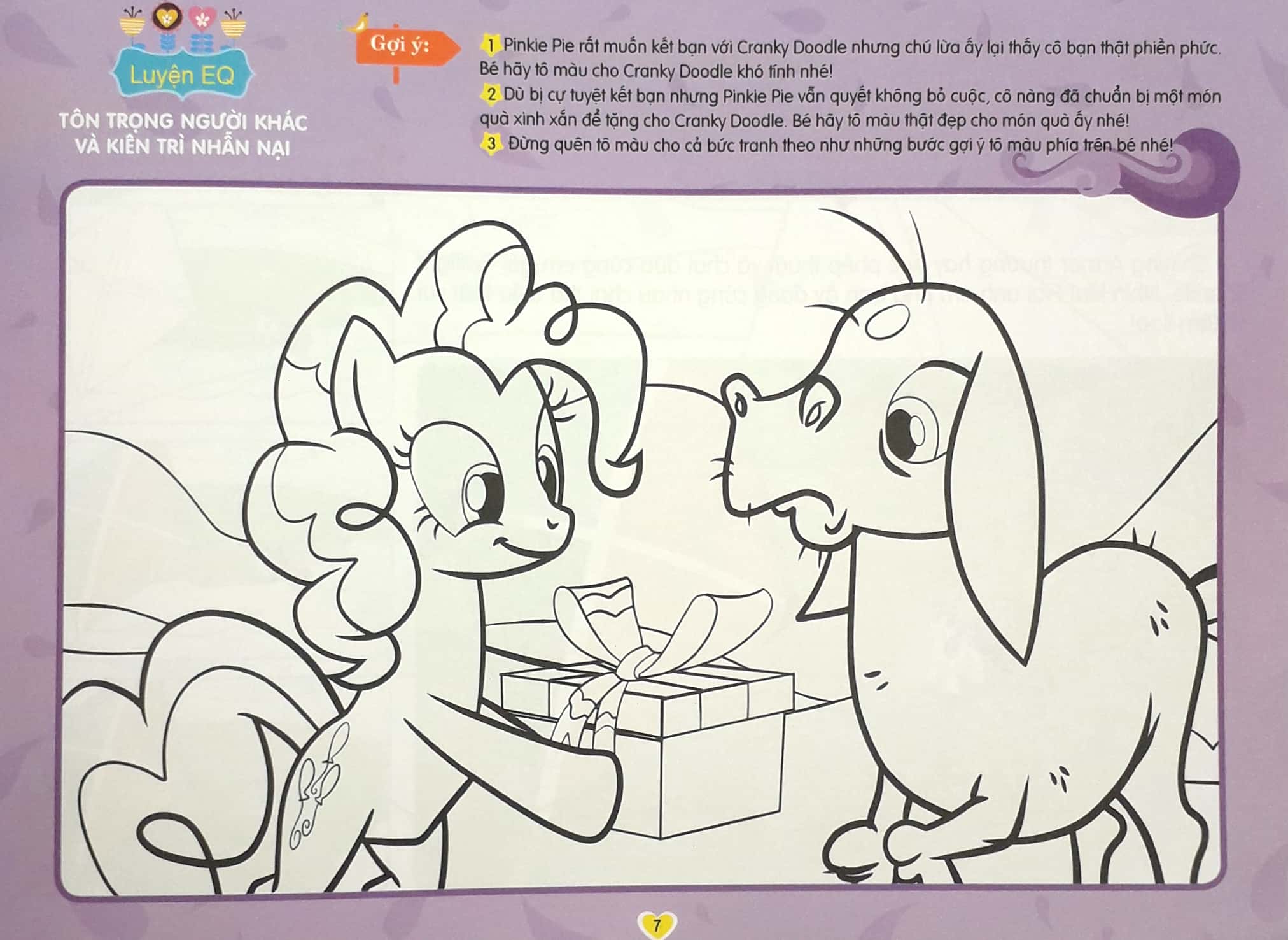 bộ my little pony - tô màu sáng tạo 4q: tình bạn trong sáng