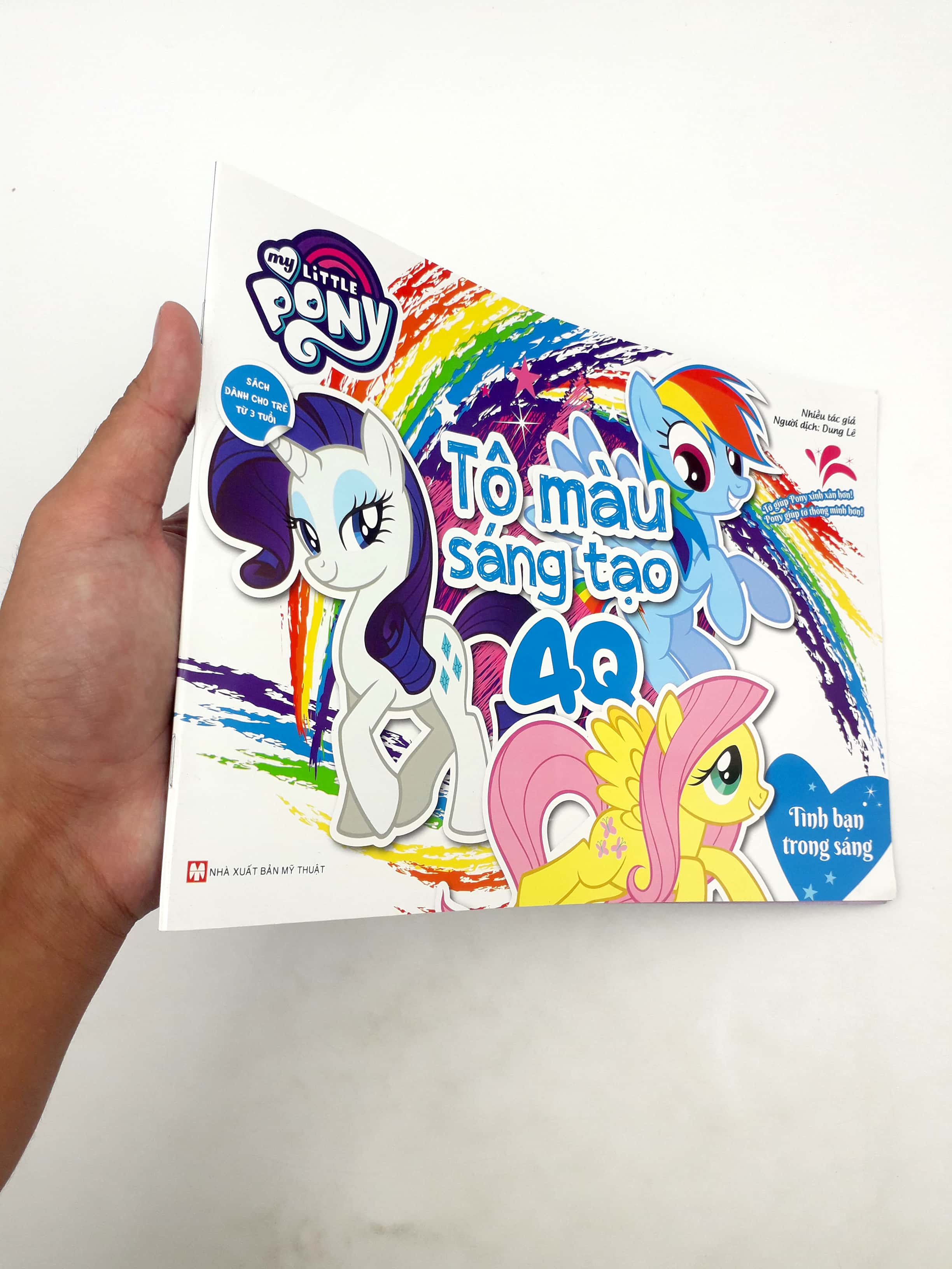 bộ my little pony - tô màu sáng tạo 4q: tình bạn trong sáng