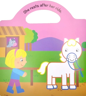 bộ my pony & me sticker & colour 1