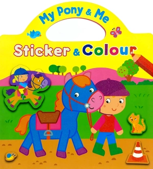 bộ my pony & me sticker & colour 2