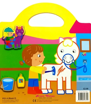 bộ my pony & me sticker & colour 2