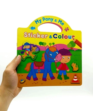 bộ my pony & me sticker & colour 2