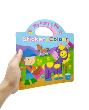 bộ my pony & me sticker & colour 3