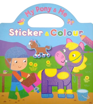bộ my pony & me sticker & colour 3