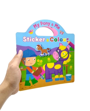 bộ my pony & me sticker & colour 3