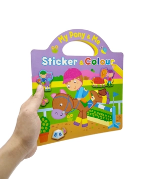 bộ my pony & me sticker & colour 4