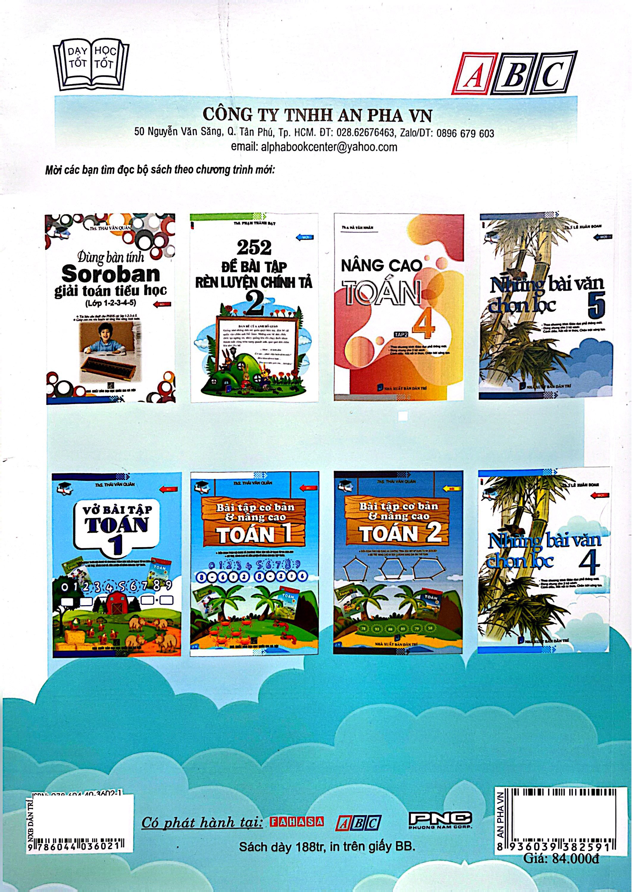 Bo
						
										
										Nang Cao Toan 5 - Tap 1 (Bien Soan Theo Chuong Trinh Giao Duc Pho Thong Moi)