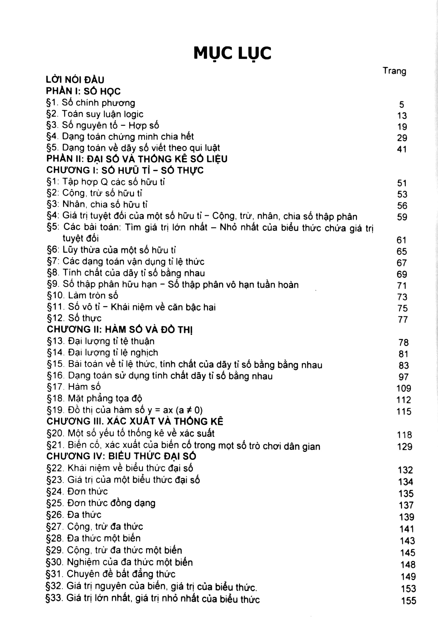 bộ nâng cao toán 7 - tập 1: số học & đại số