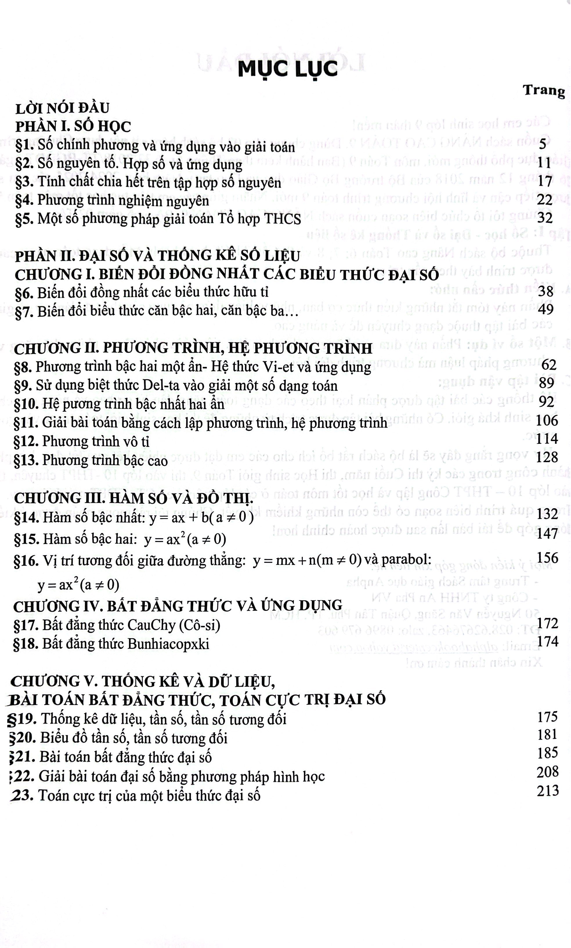Bo
						
										
										Nang Cao Toan 9 - Tap 1 - So Hoc Dai So Va Thong Ke So Lieu