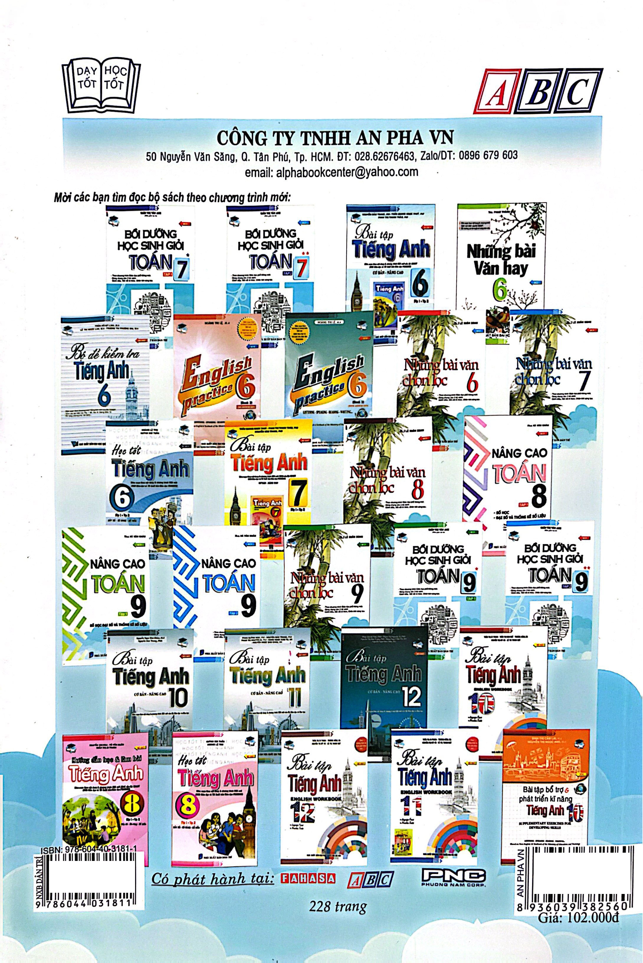 Bo
						
										
										Nang Cao Toan 9 - Tap 1 - So Hoc Dai So Va Thong Ke So Lieu