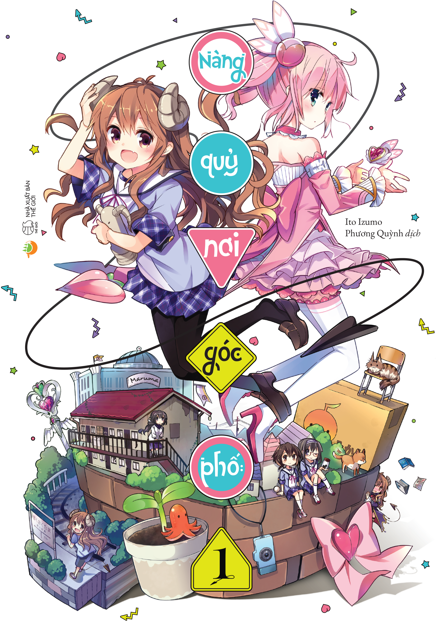 bộ nàng quỷ nơi góc phố - tập 1 - tặng kèm postcard