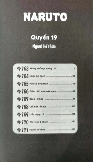 bộ naruto - tập 19 - người kế thừa (tái bản 2022)