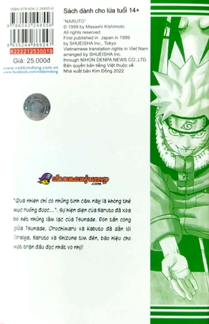 bộ naruto - tập 19 - người kế thừa (tái bản 2022)