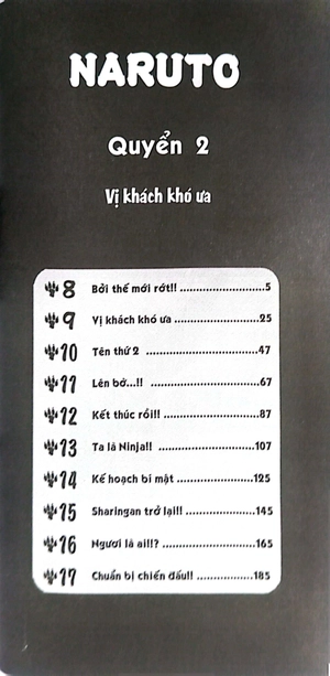 bộ naruto - tập 2 - vị khách khó ưa (tái bản 2022)