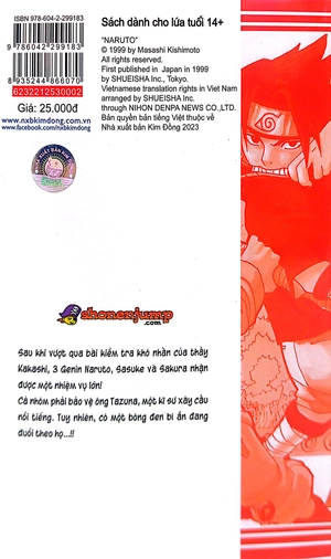 bộ naruto - tập 2 - vị khách khó ưa (tái bản 2022)