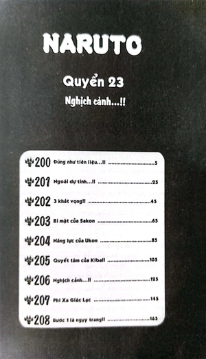 bộ naruto - tập 23 - nghịch cảnh…!! (tái bản 2022)