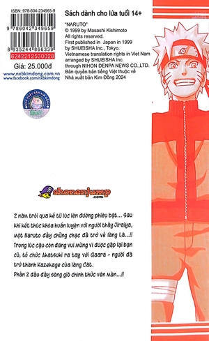 bộ naruto - tập 28 - naruto về làng!! (tái bản 2022)