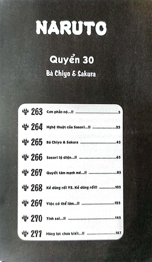 bộ naruto - tập 30 - bà chiyo & sakura (tái bản 2022)