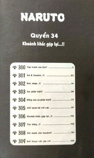 bộ naruto - tập 34 - khoảnh khắc gặp lại...!! (tái bản 2022)